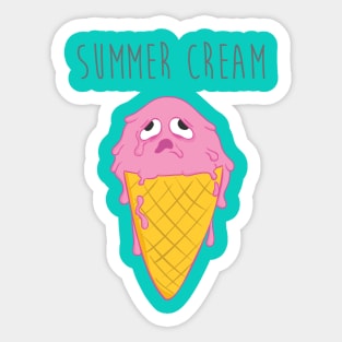 Summer Cream Sticker